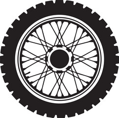 Fototapeta premium vector wheel of a bicycle