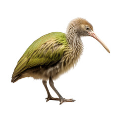 Obraz premium Realistic PNG of a Kiwi bird – High-Quality Cutout on White Background