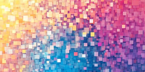 Fototapeta premium Colorful Pixels Abstract Design