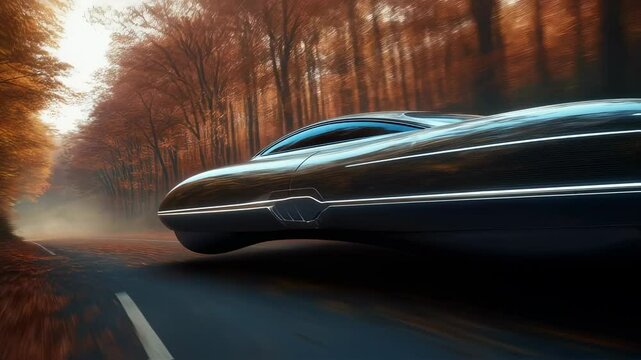 Hoverstream &ndash; AI-Generated Luxury Hover Car Concept of the Future