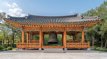  korean bell pavilion,
