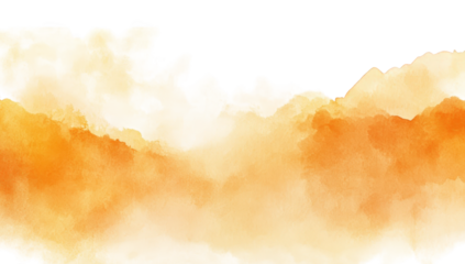 soft abstract watercolor landscape with warm orange hues evoking a serene and tranquil atmosphere it can be used as a background or for artistic projects