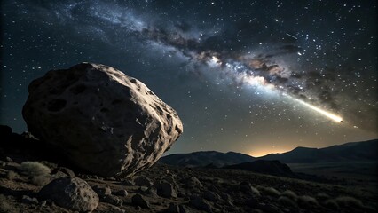 asteroid day concept 