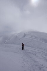 厳冬期荒島岳/2月雪山登山