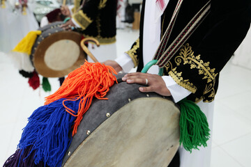 Traditional Saudi Arabian Drum Performance - Cultural Celebration