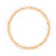 Glitter Circle Frames Clip Arts
