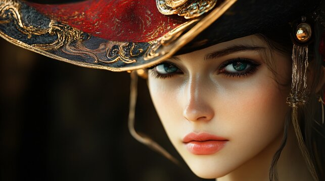 Princess Hat for Magical Fairy Tale Theme Parties and Costumes