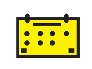 Calendar icon and illustration 