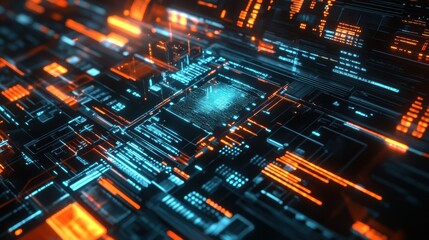 Holographic Quantum Interface Displaying Floating Dimension