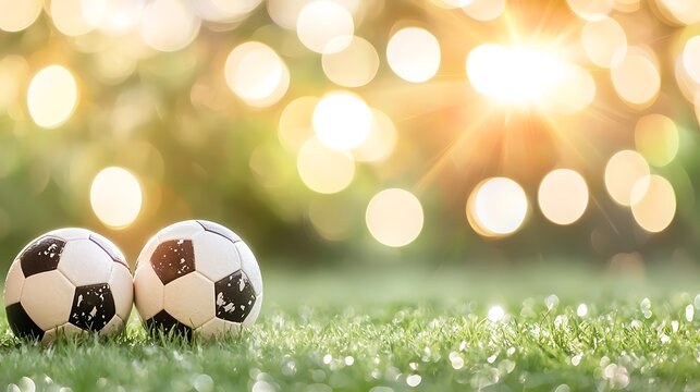 Exciting soccer practice session local park sports photography sunset glow close-up team spirit