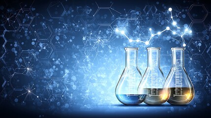 Experimental science lab chemistry innovations research facility digital art abstract environment