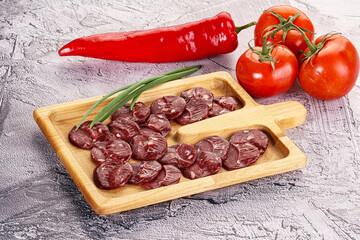 Wild Bear meat homemade sausages