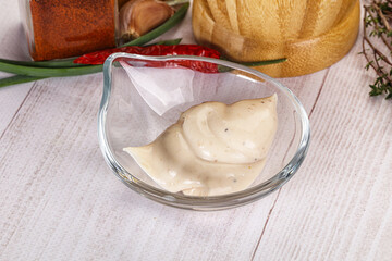 Burger sauce in the bowl