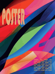 Abstract vector poster