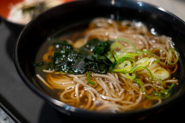 温かい蕎麦
