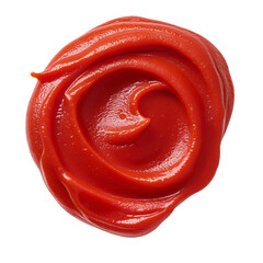 red wax seal with rose isolated on transparent background Generative Ai