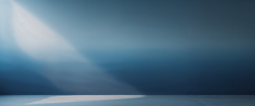 Calm Deep Blue Wallpaper with Diffused Light