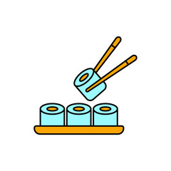 sushi icons  symbol vector elements for infographic web