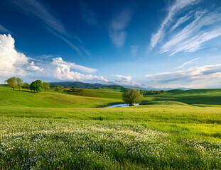 Fototapeta premium Generated image 5月の青空