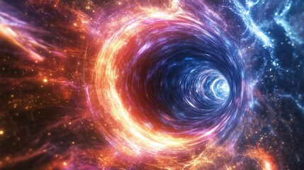 Abstract Futuristic Concept of Quantum Teleportation