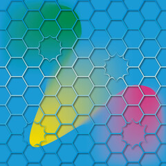 Hintergrund Waben 15