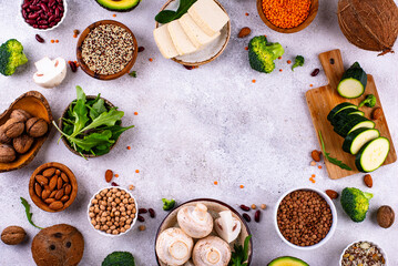 Vegan keto products. Ketogenic plant-based food