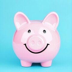 A whimsical scene featuring numerous pink pigs repeatedly arranged in a playful and fun display