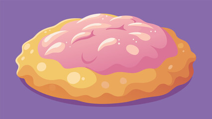 The crumbly flaky texture of the pastel is a testament to the skillful hands that have been perfecting the recipe for generations.. Vector illustration