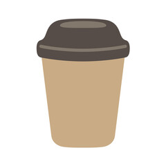 A paper cup for coffee to go