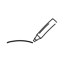 Black pencil line
