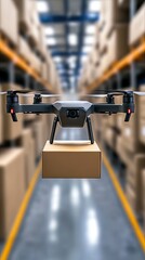 Drone Delivery in Warehouse: Futuristic Logistics