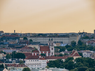 Fototapeta premium Vilnius Old Town general view