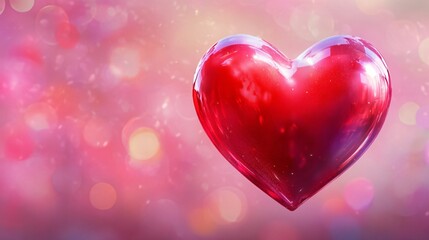 Realistic Heart Illustration on Isolated Background for Professional Use