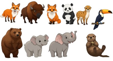 Majestic Stag Character Design Sheet