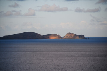 view of Ponta de São Lourenço - volcanic peninsula on Madeira island (Portugal)
