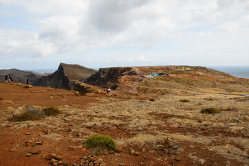 view of Ponta de São Lourenço - volcanic peninsula on Madeira island (Portugal)