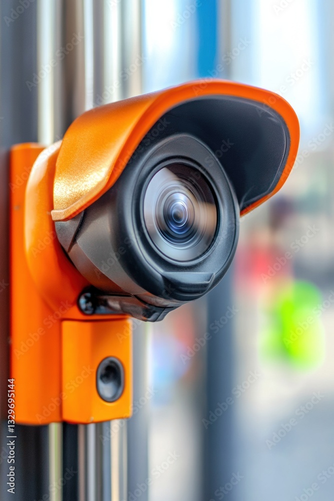 Aufkleber Cutting-Edge Security Technology High-Performance AI-Driven Surveillance Camera with Smart Authentication for Modern Facility Protection and Perimeter Management