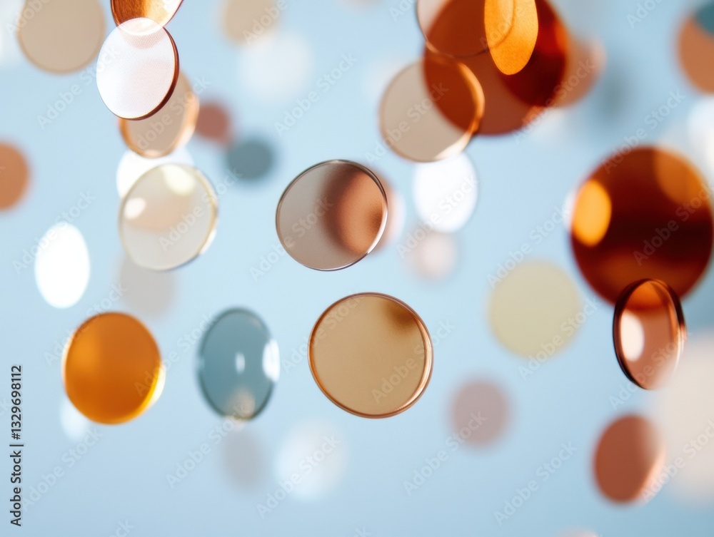 Poster minimalist abstract circular gradient ethereal soft-focus design contemporary aesthetic exploration 
