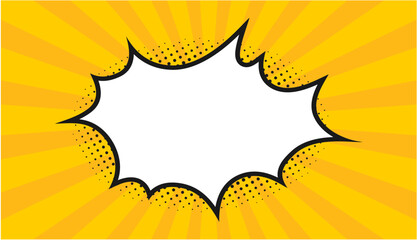 comic bubble speech pop art background