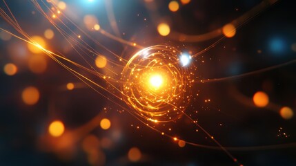 Close-up of Spinning Photon Entangled Pairs