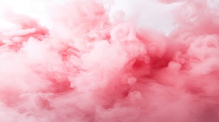 Fototapeta premium Abstract Pink Cloud Swirl: A Dreamy, Pastel Color Burst
