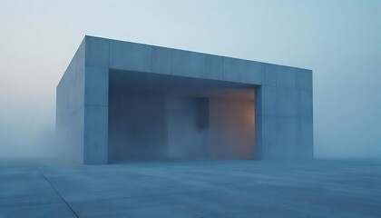 Futuristic Concrete Architecture &ndash; Abstract Structure at Sunrise
Modern Minimalism &ndash; 3D Render of an Abstract Concrete Building