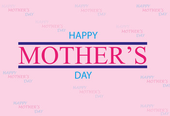 Happy Mother's Day - colorful page