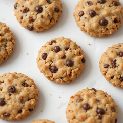 Galletas de chocolate reci&eacute;n horneadas