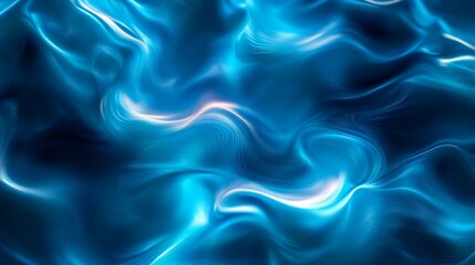 Obraz premium Abstract Blue Liquid Wave Background Texture