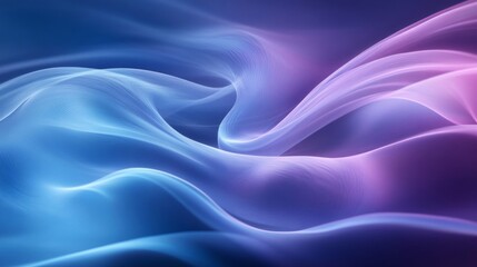 Obraz premium Abstract Blue Pink Purple Flowing Waves Background