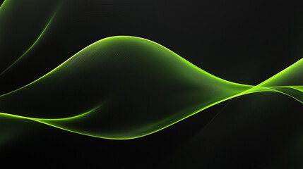 Naklejka premium Digital green particles wave and light abstract background with shining dots and stars. abstract wallpaper art. backdrop concept.