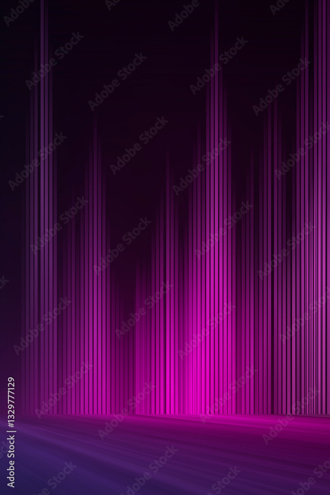 Poster abstract neon background. sound wave design element.