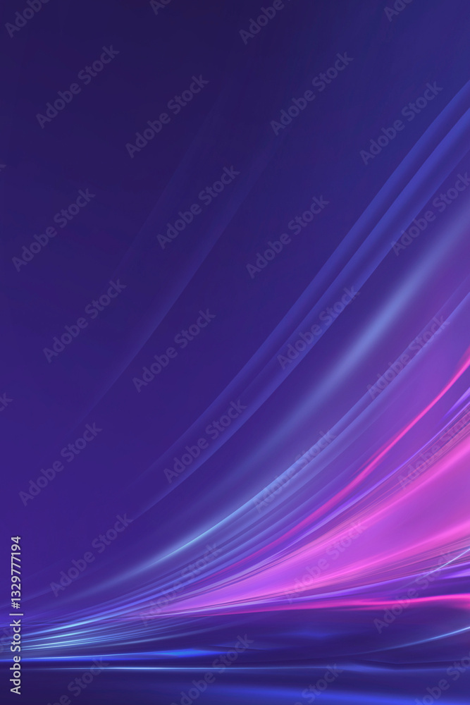 Wall mural abstract neon background with bright elements.