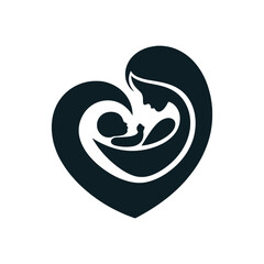 Maternal care icon vector